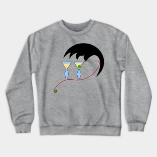 Cocktail Face Crewneck Sweatshirt